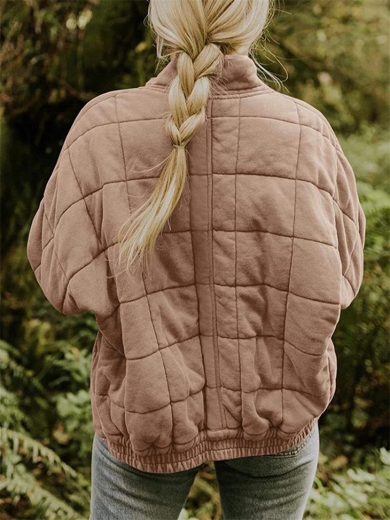 Stilvolle Steppjacke mit Reißverschluss