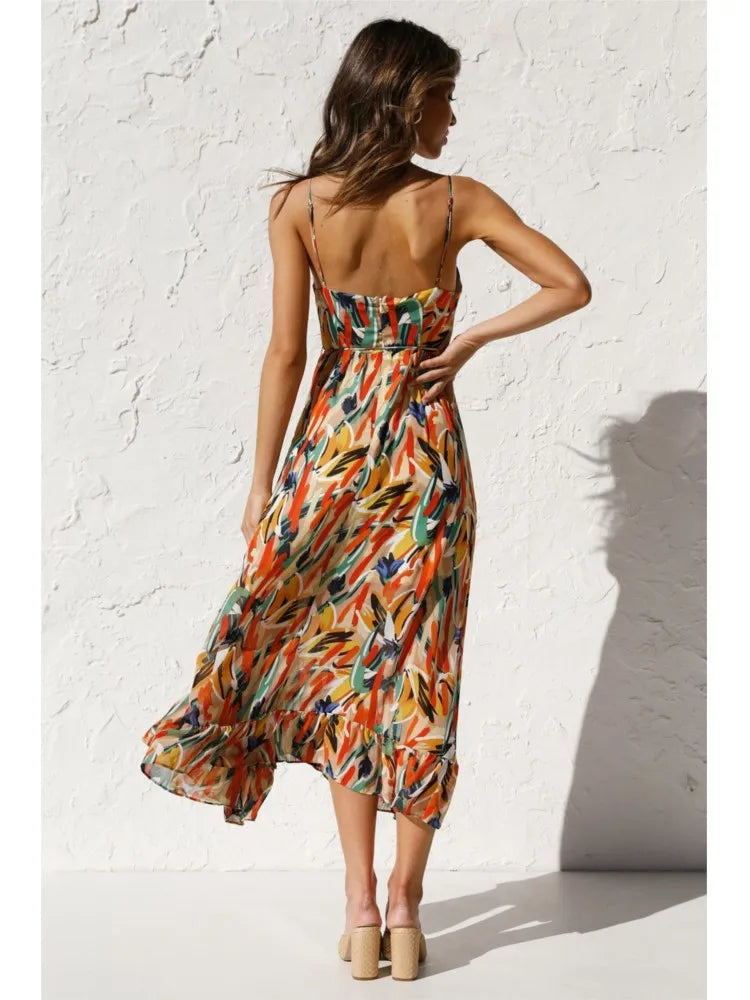 Stilvolles, elegantes Midikleid