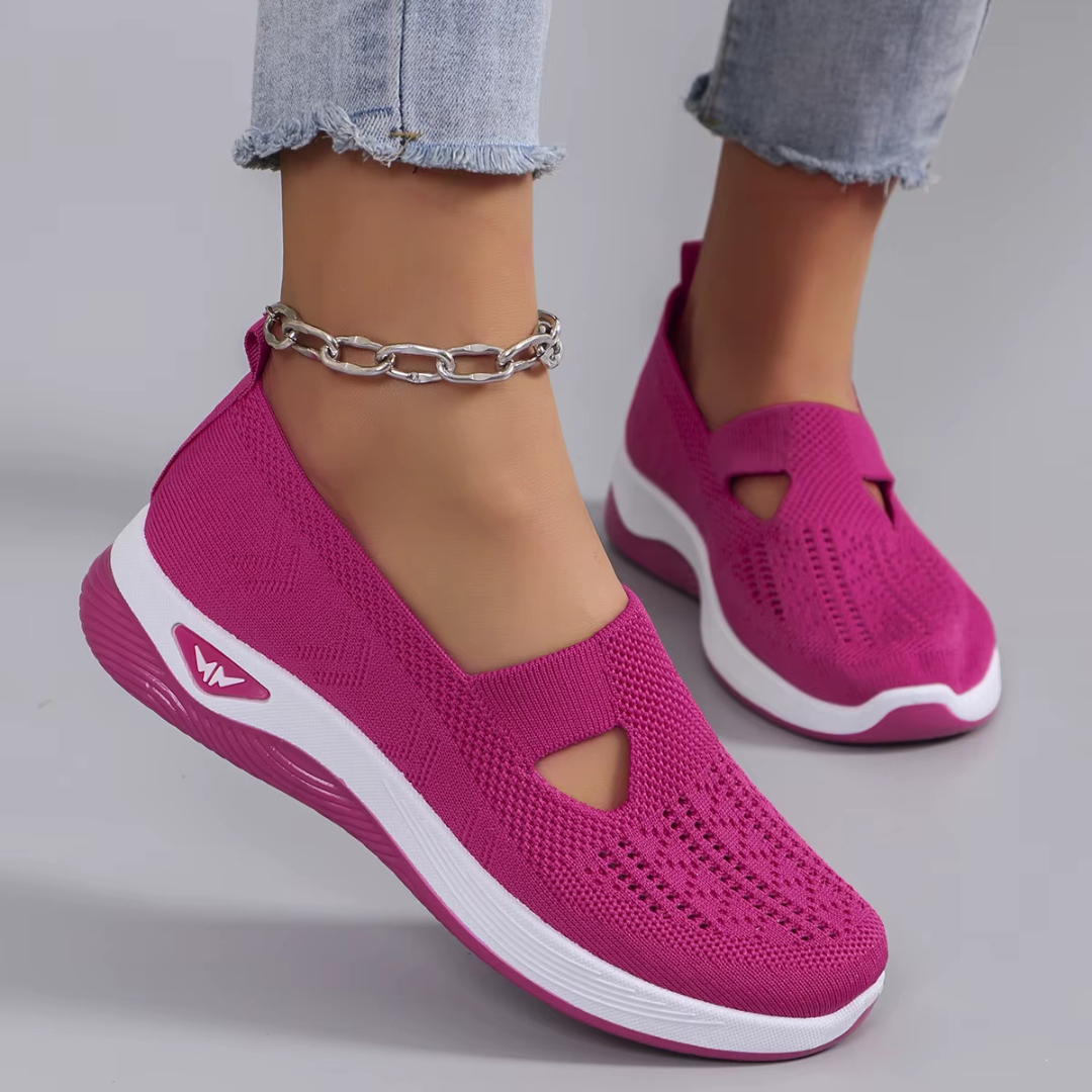 Stützende, flexible, komfortable und atmungsaktive Damen-Schuhe aus Textil