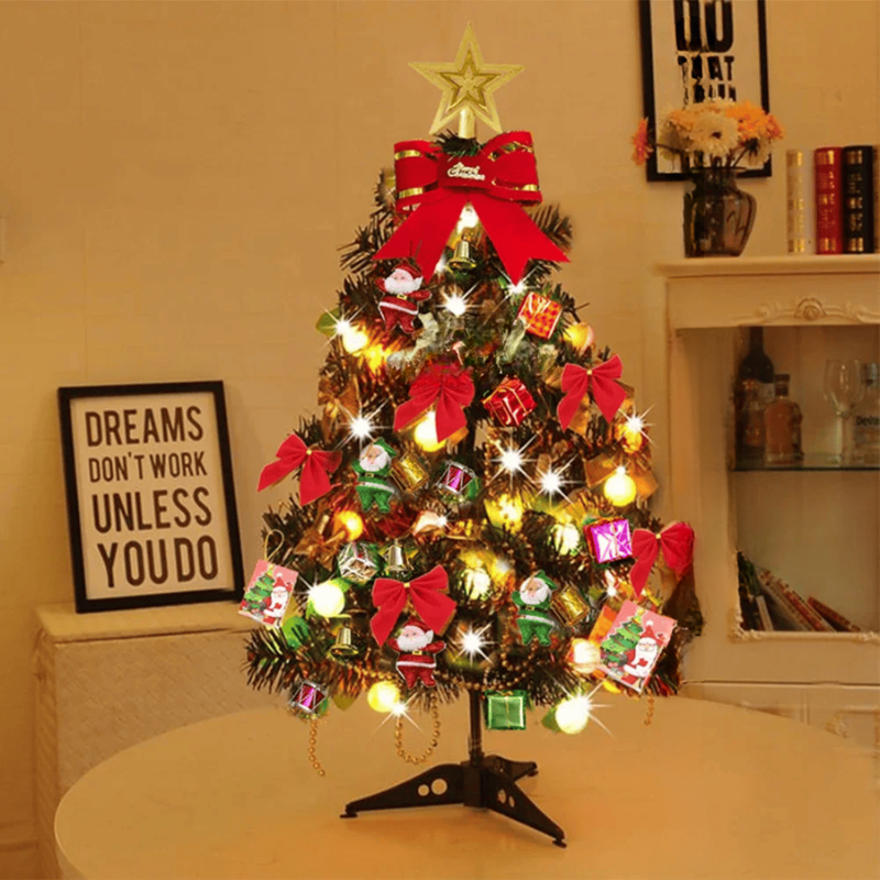 Tischweihnachtsbaum mit integrierter Beleuchtung