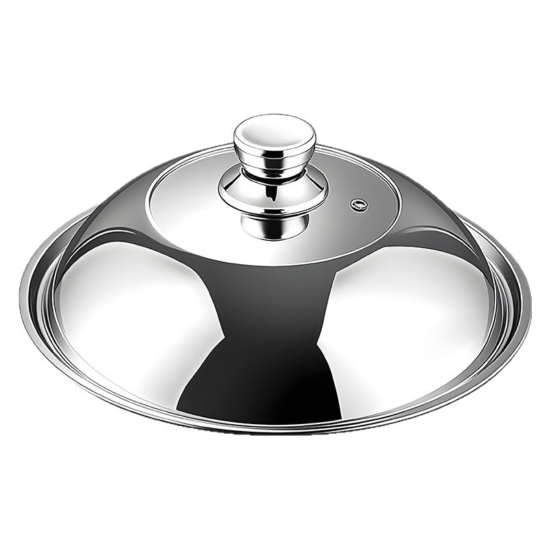 Topfdeckel aus 304 Edelstahl, hoch gewölbt