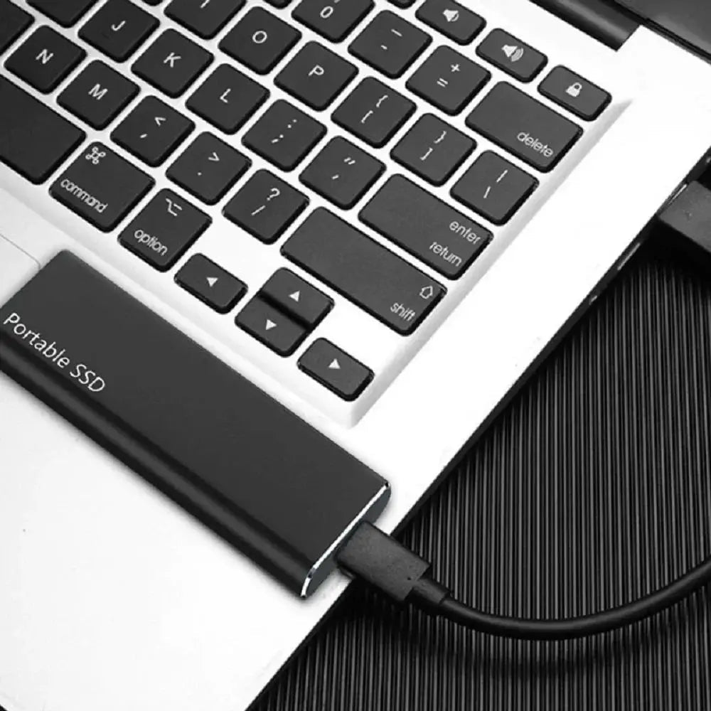 Tragbare externe Aluminium-SSD – Schnelle Übertragungen, leichtes Design, USB-C