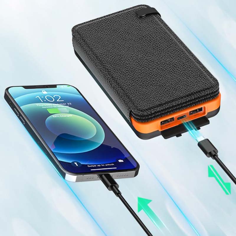 Tragbare, faltbare und wasserdichte Solar-Powerbank