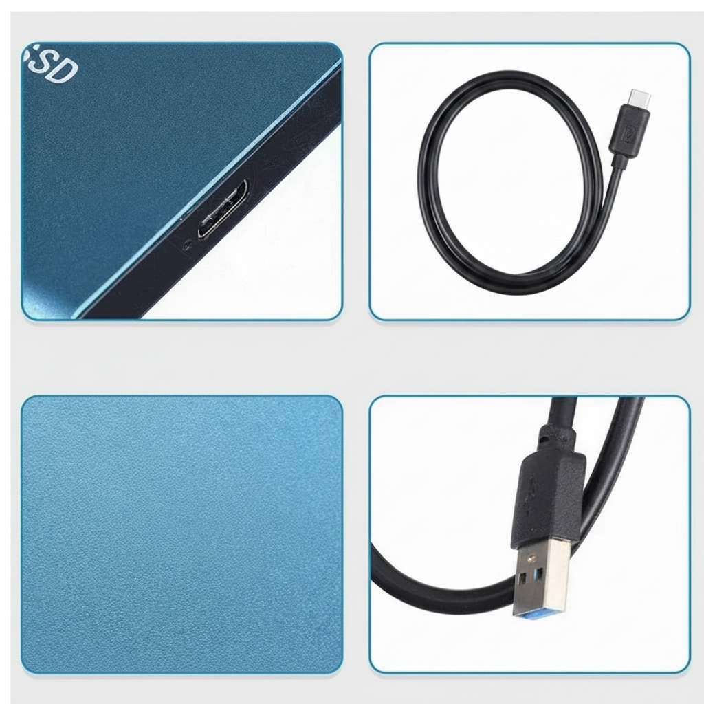 Tragbares externes USB-SSD-Speichergerät