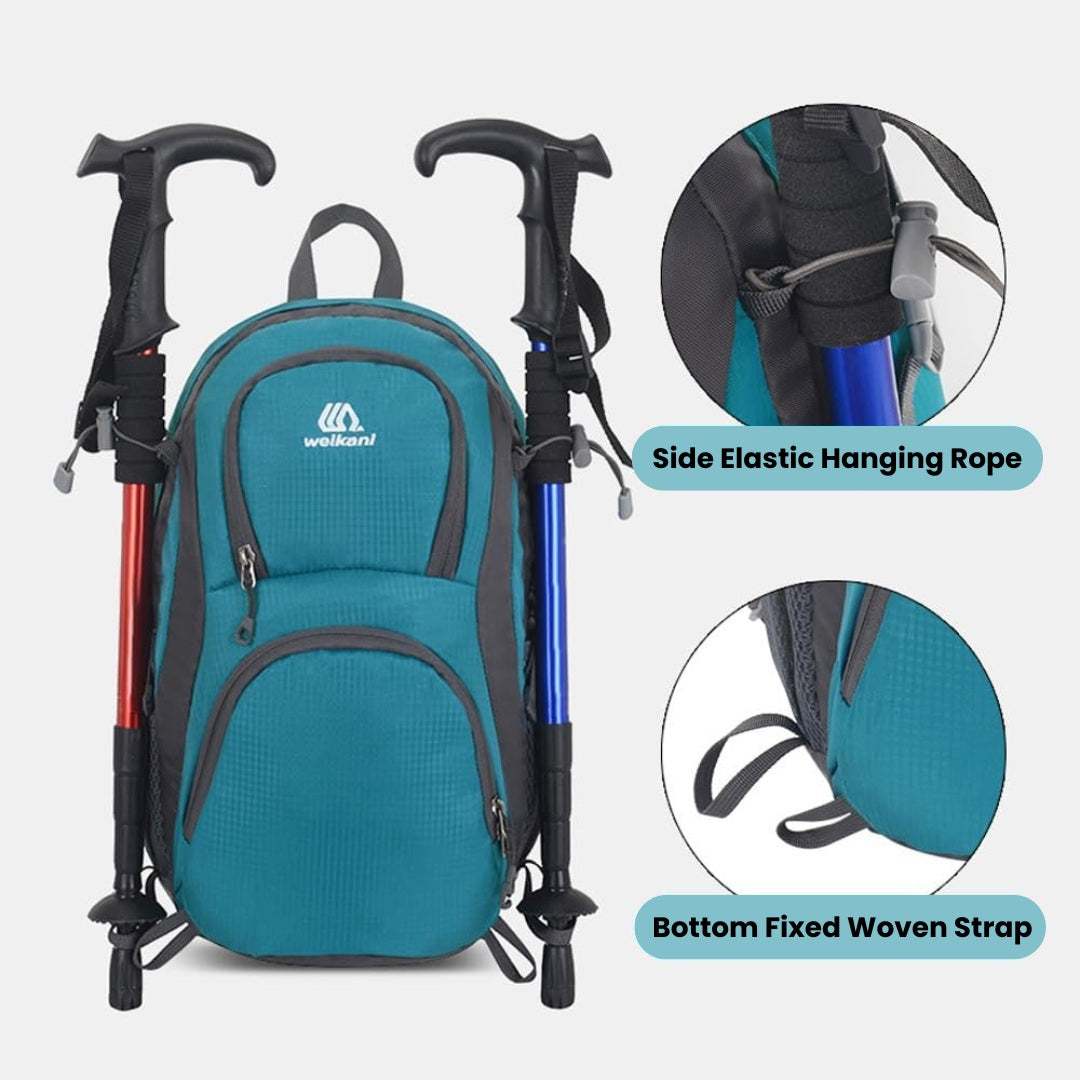 Ultra-leichter, wasserdichter Outdoor-Rucksack – Daypack zum Wandern, Campen & Reisen