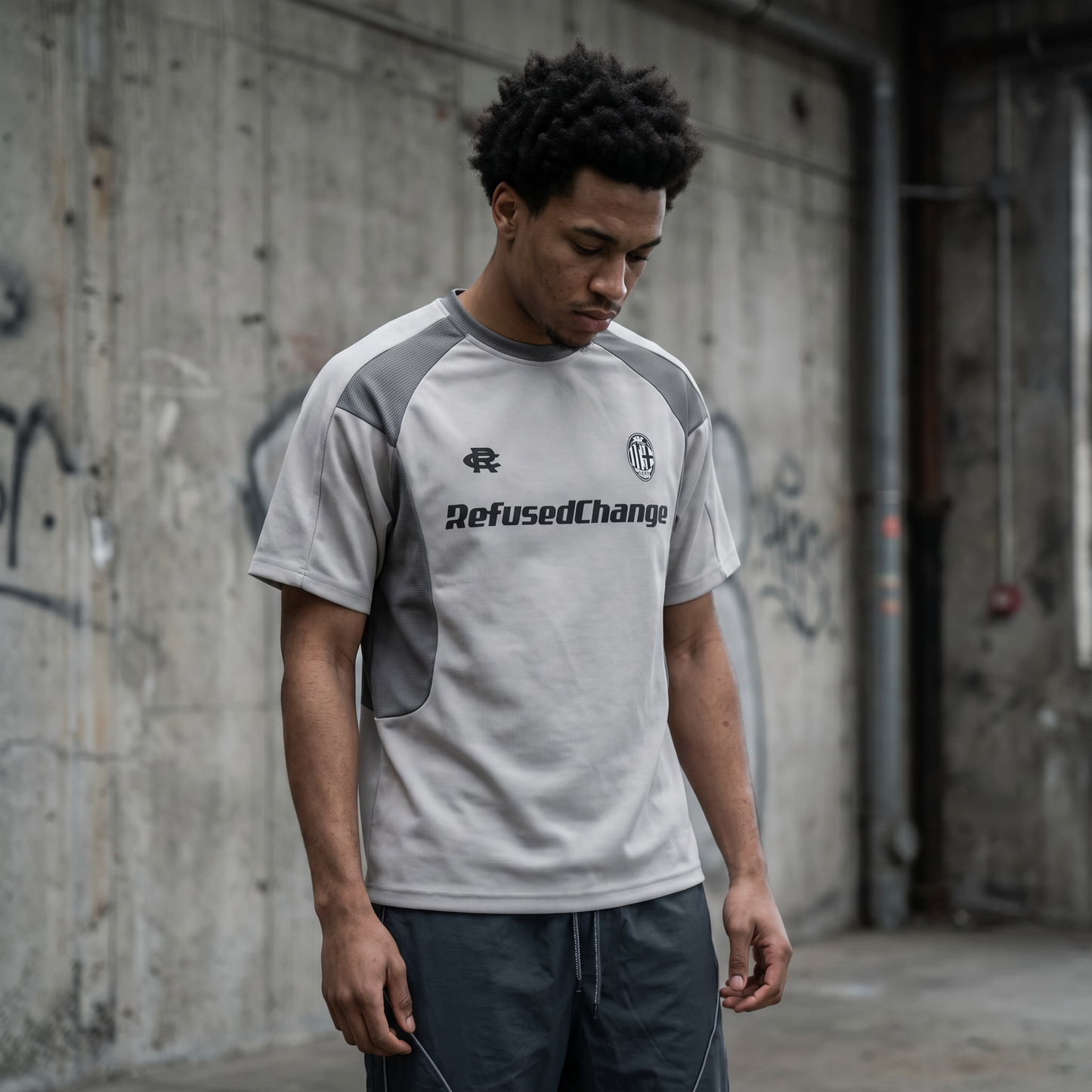 Unisex-Football-T-Shirt mit Vintage-Grafik | Lockeres Retro-T-Shirt