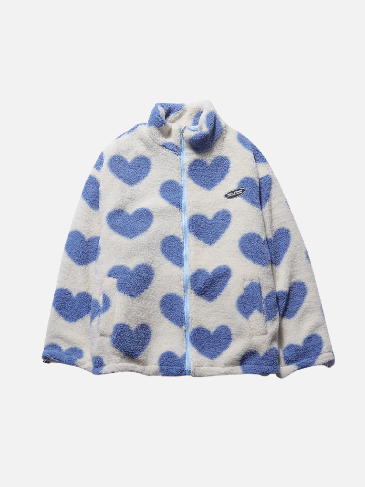 Wendejacke mit Herz-Print