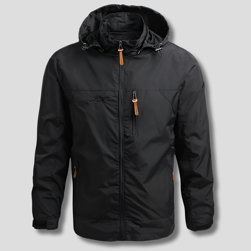 Wind- und wasserdichte Herrenjacke im Military-Stil