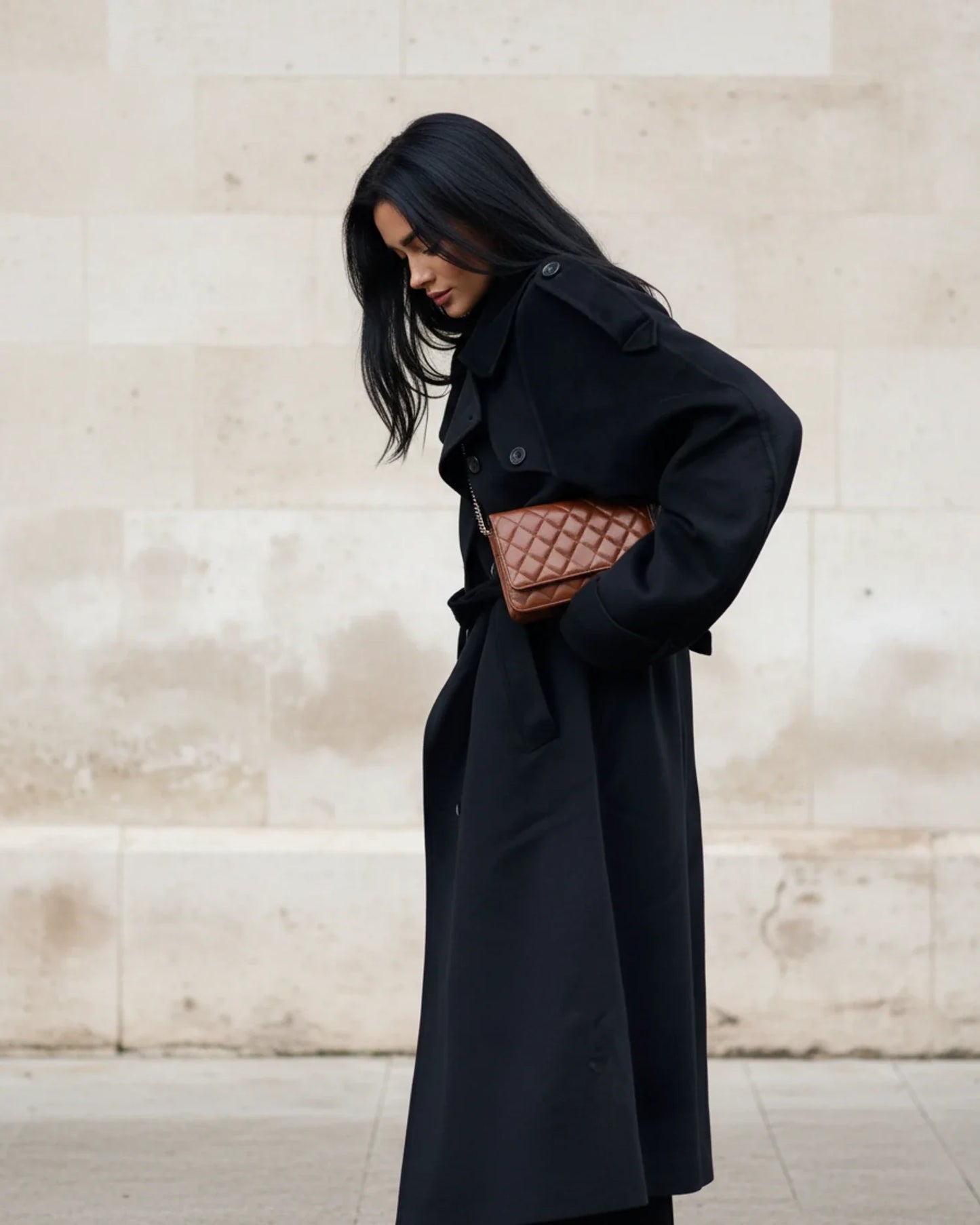Zweireihiger Damen-Trenchcoat