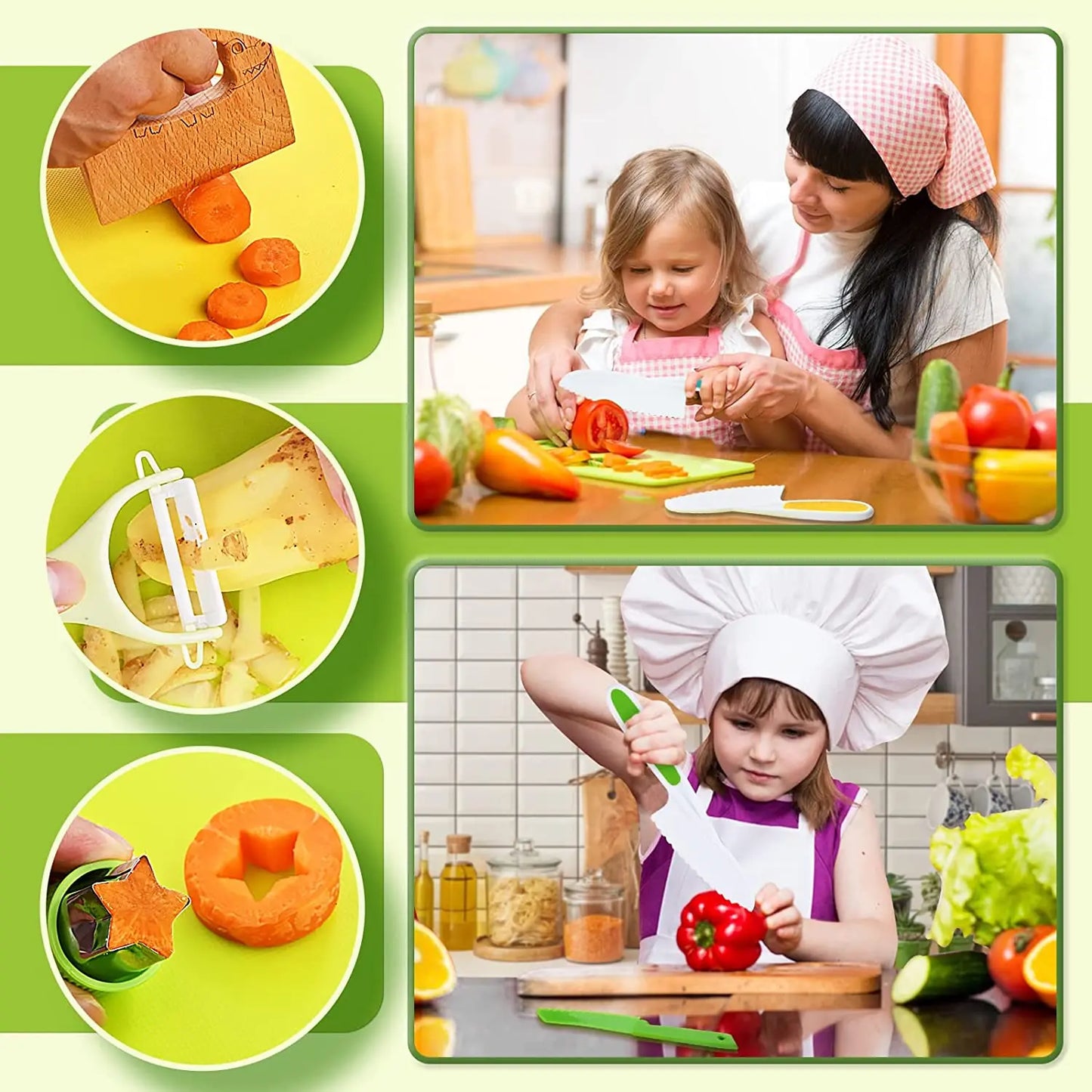 13-Teiliges Montessori-Küchenwerkzeug-Set