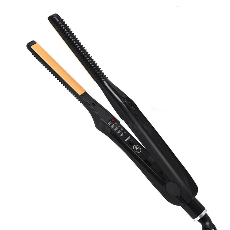 2-In-1-Glätteisen und Lockenstab