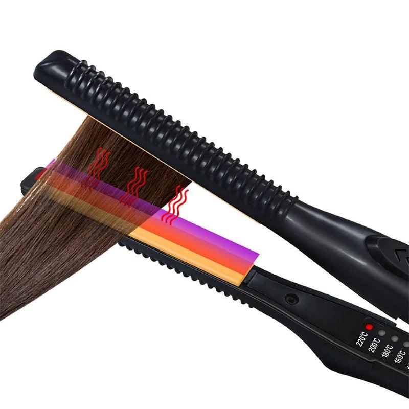 2-In-1-Glätteisen und Lockenstab