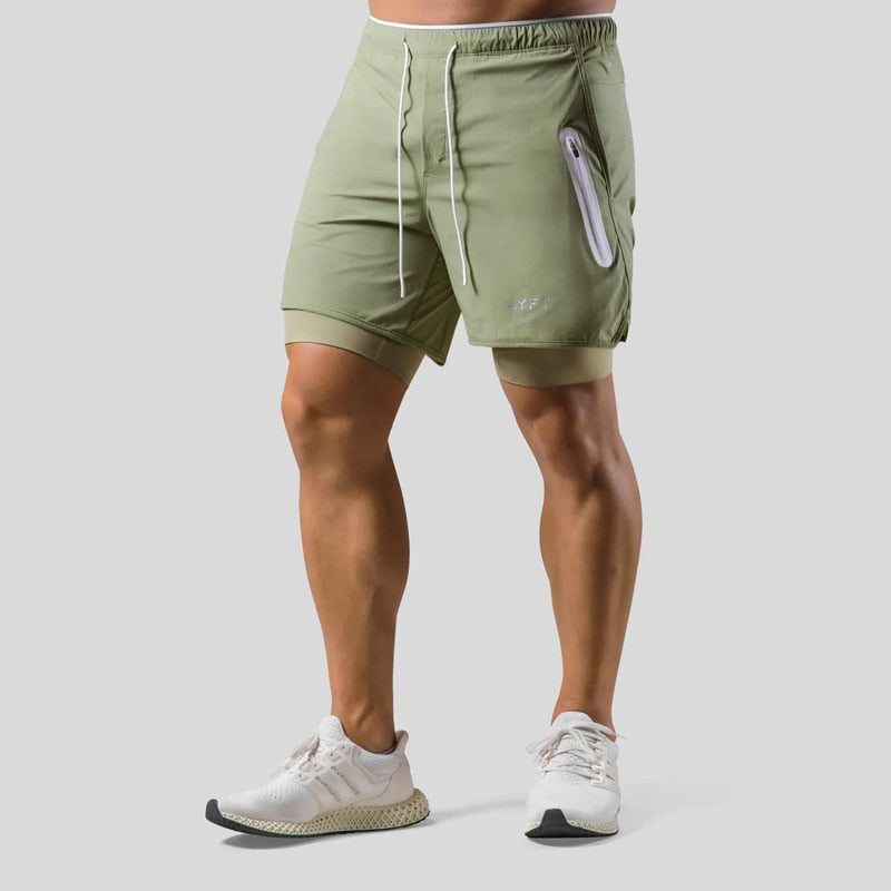 2-In-1 Sport-Shorts für Herren | Perfekt für jedes Workout