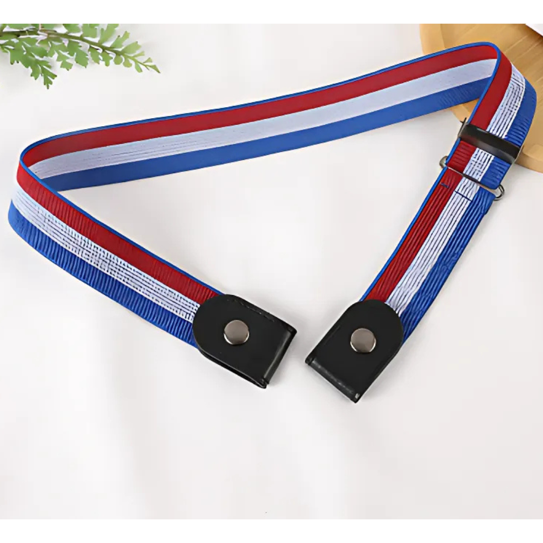 2er-Set Taillengürtel ohne Schnalle – elastisch 40–105 cm, flach und druckfrei