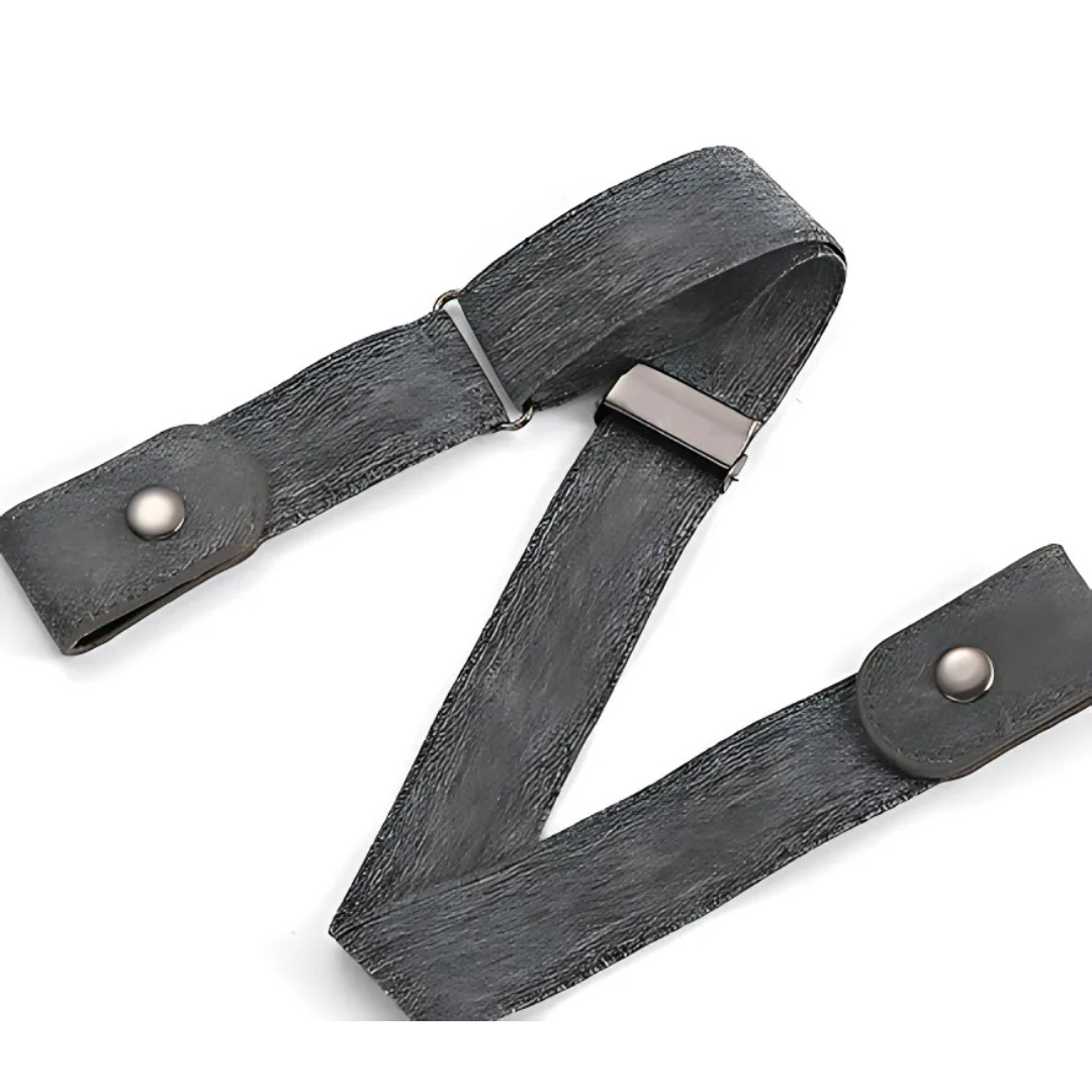 2er-Set Taillengürtel ohne Schnalle – elastisch 40–105 cm, flach und druckfrei