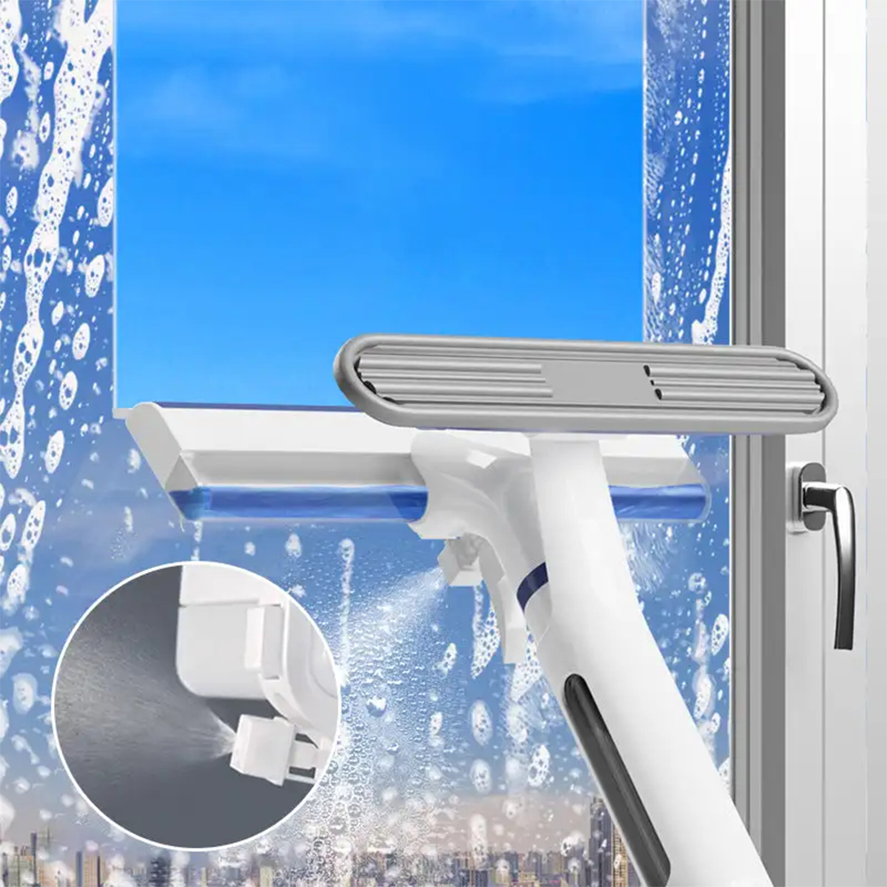 3-In-1-Fensterreiniger mit Sprühfunktion und integriertem Behälter
