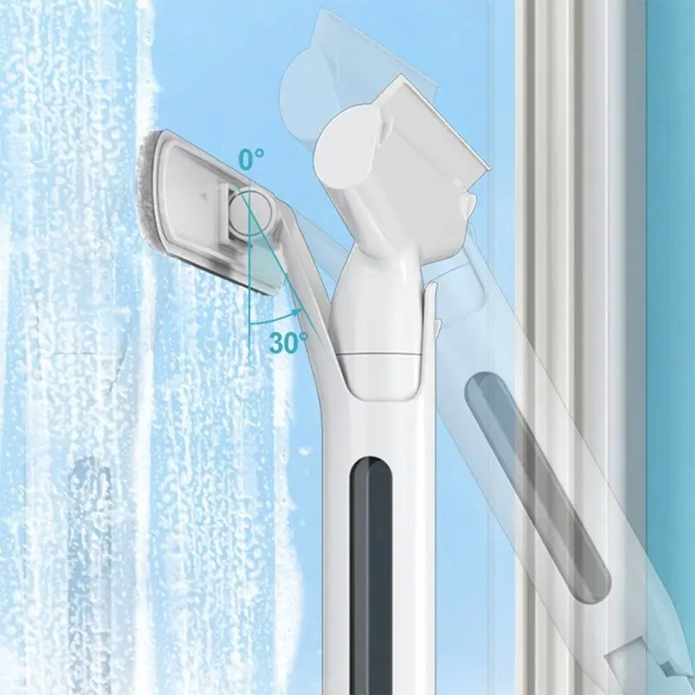 3-In-1-Fensterreiniger mit Sprühfunktion und integriertem Behälter