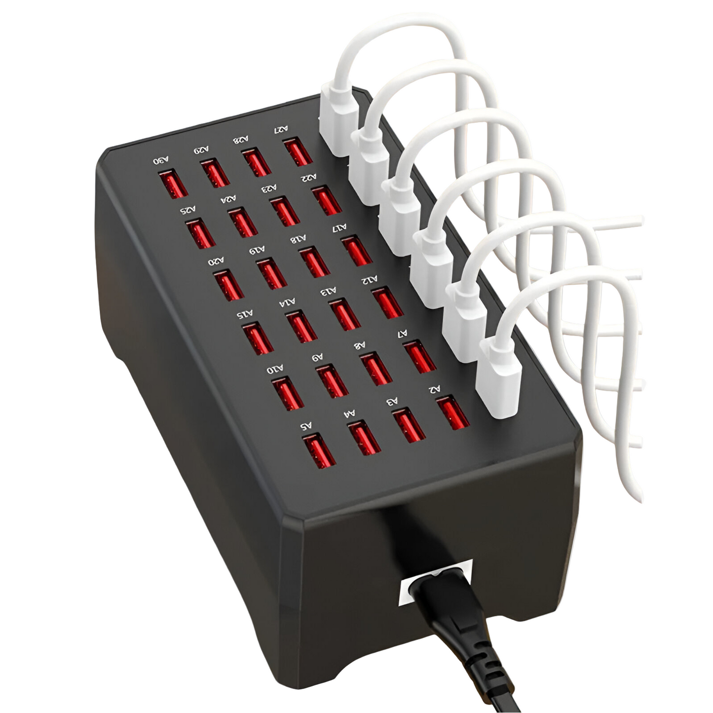 30-Port-USB-A-Ladestation für Schnellladung