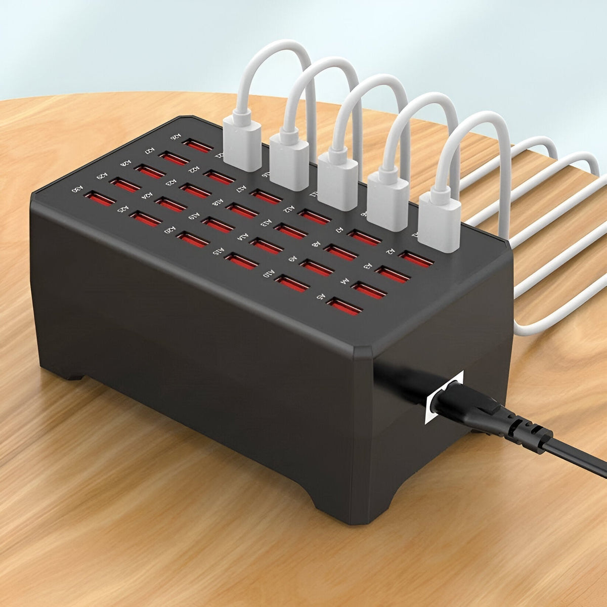 30-Port-USB-A-Ladestation für Schnellladung
