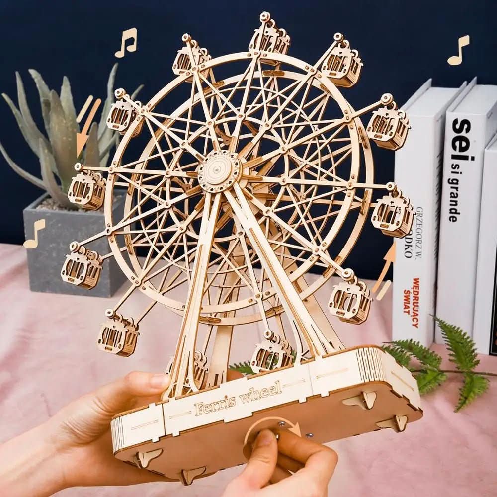 3D-Holzmodellbausatz Riesenrad, 232-teilig