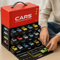 48-Teiliges Super-Rennwagen-Set mit Rennstrecke für Kinder
