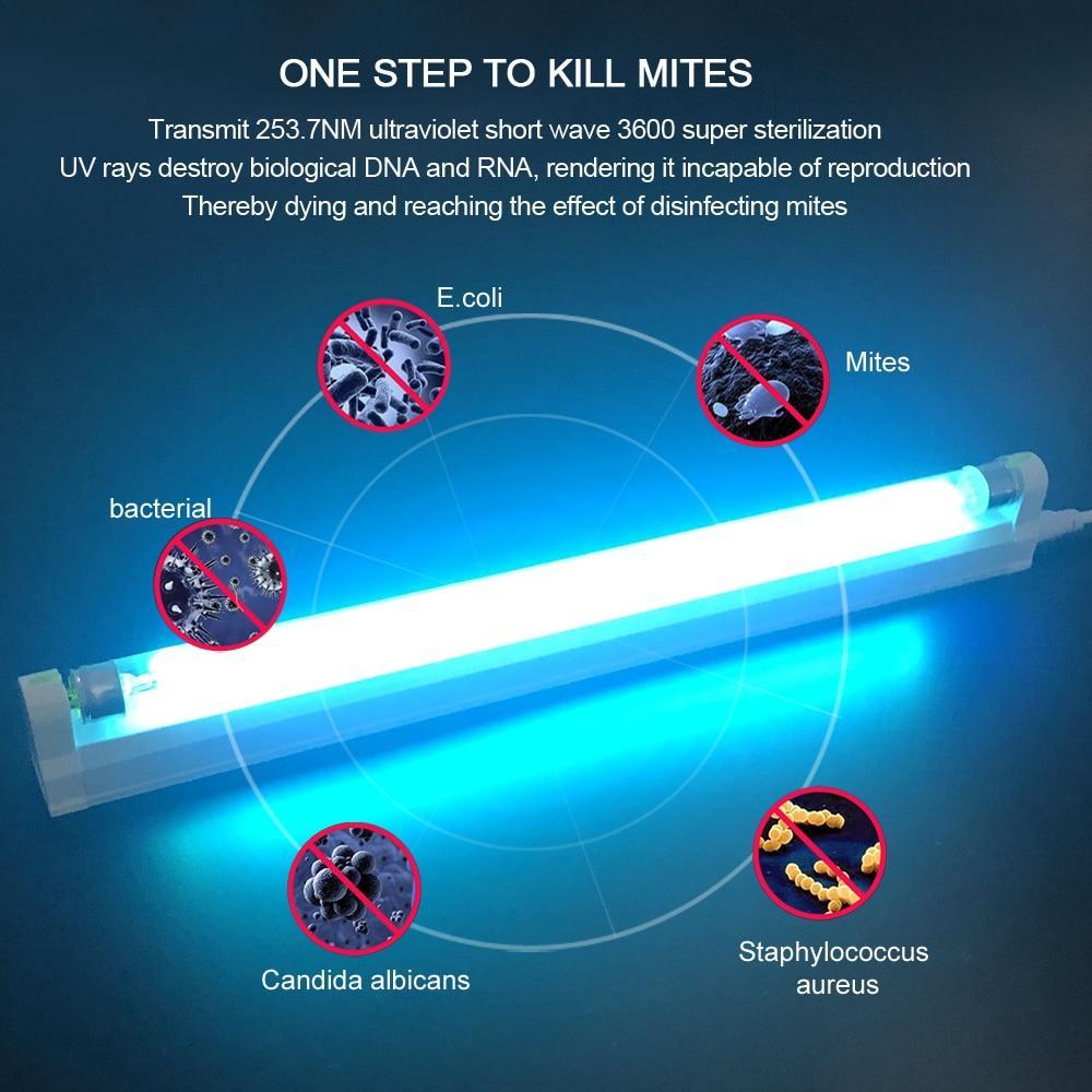 8-W-UV-C-Licht für die Desinfektion zu Hause, kompakte ultraviolette Lampe für die schnelle Reinigung und den täglichen Gebrauch