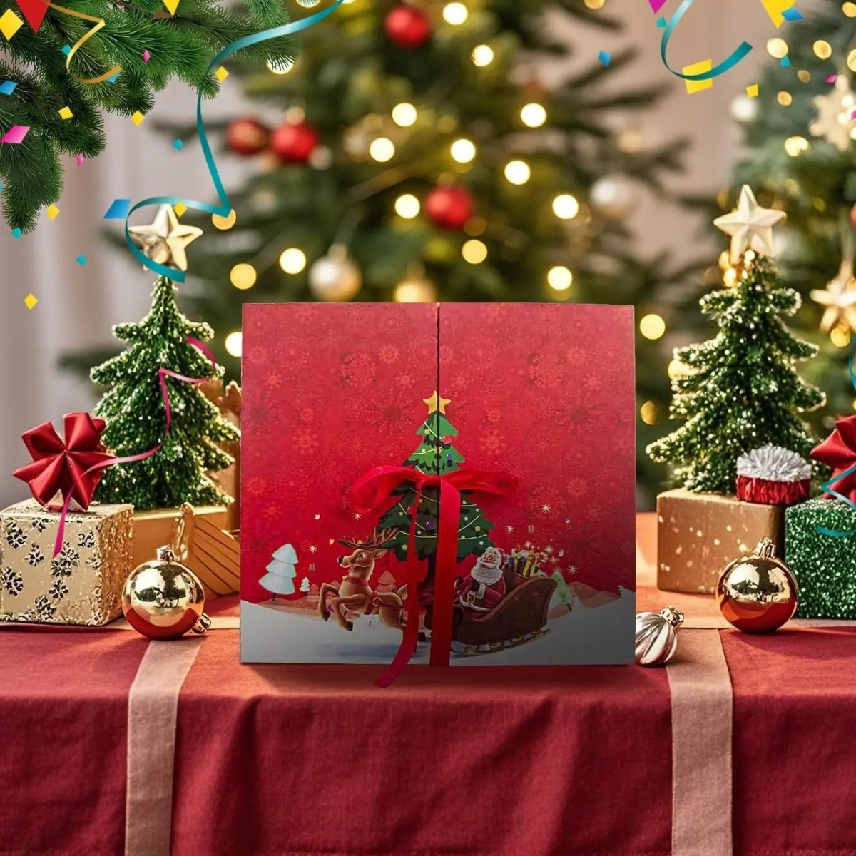 Adventskalender mit 24 festlichen Überraschungen für weihnachtlichen Zauber
