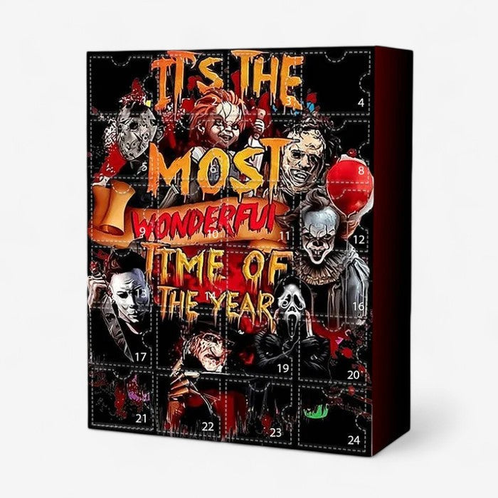 Adventskalender mit Horrorfilm-Figuren