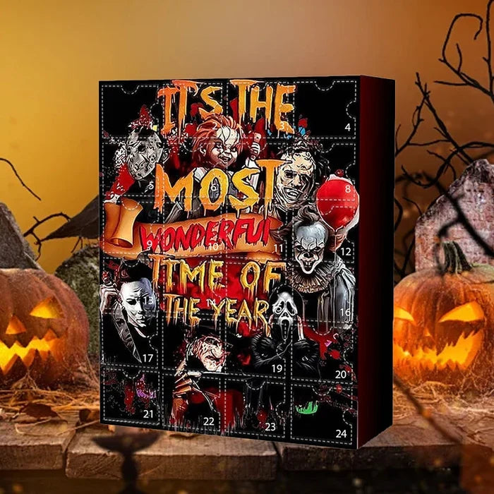 Adventskalender mit Horrorfilm-Figuren
