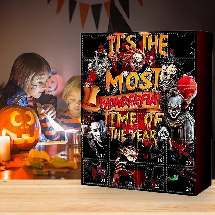 Adventskalender mit Horrorfilm-Figuren