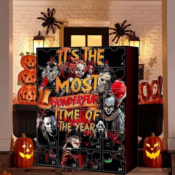 Adventskalender mit Horrorfilm-Figuren