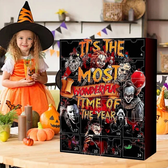 Adventskalender mit Horrorfilm-Figuren