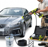 Akku-Hochdruckreiniger für Autowäsche, Hausreinigung und Gartenbewässerung