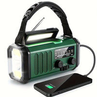 All-in-one-Notfallradio mit Taschenlampe und Ladegerät