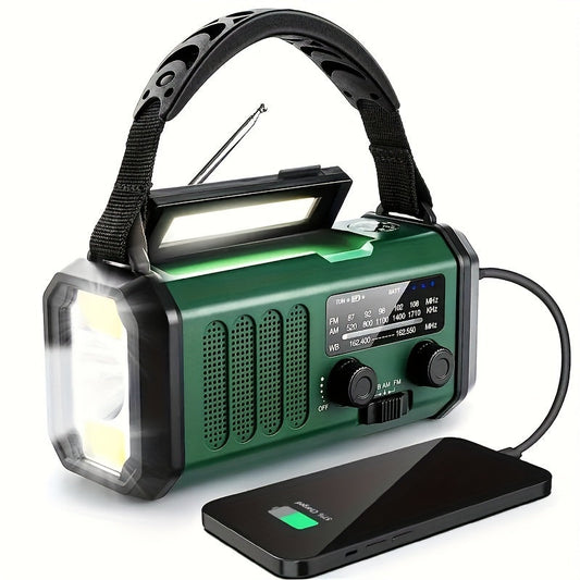 All-in-one-Notfallradio mit Taschenlampe und Ladegerät