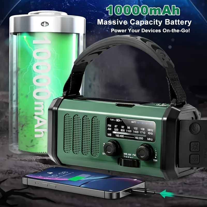 All-in-one-Notfallradio mit Taschenlampe und Ladegerät