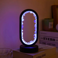 Amethyst-Naturkristalllampe – entspannendes Leuchten für Schlafzimmer und Meditation