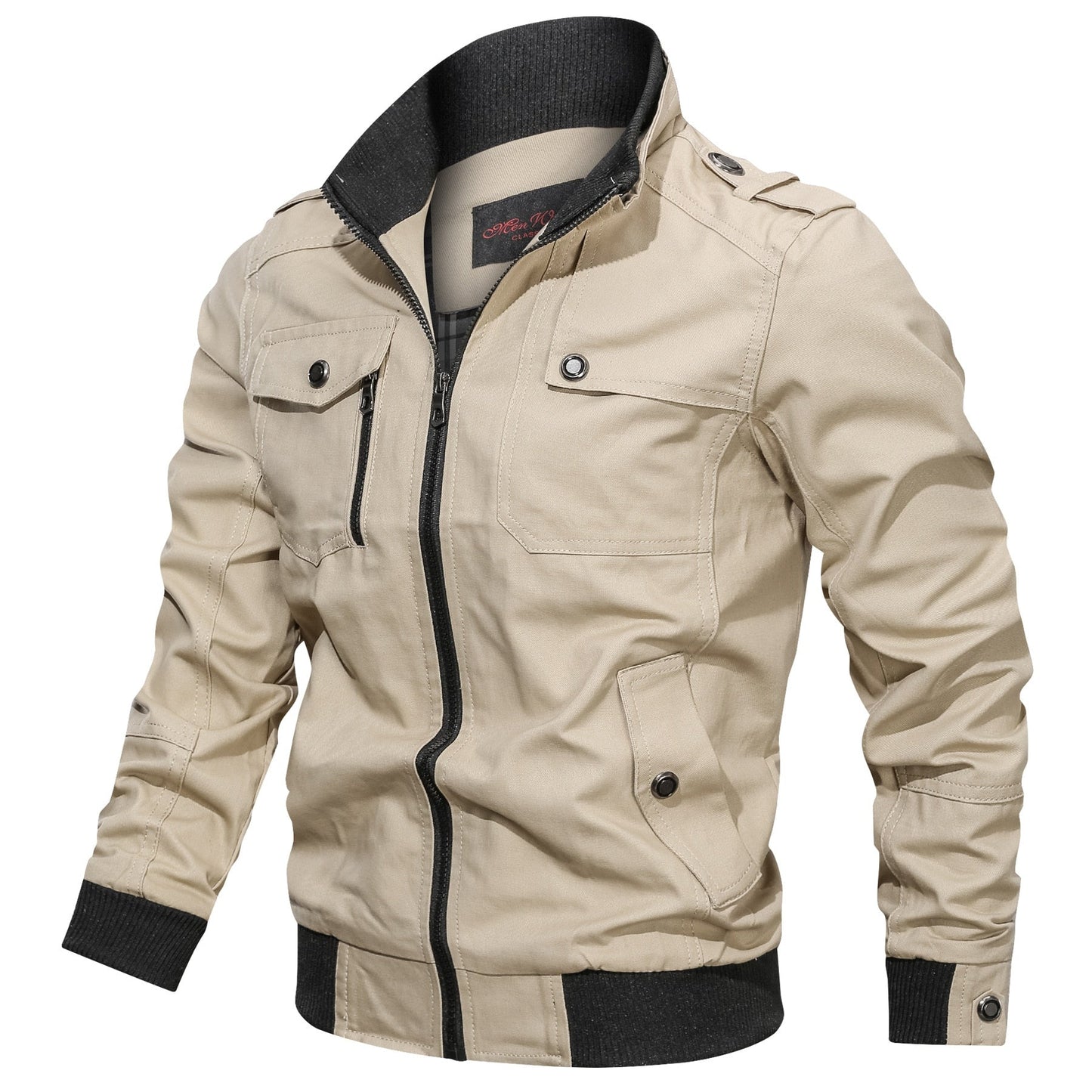 Army-Winterjacke für Herren – Eine winddichte Jacke