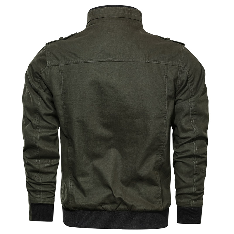 Army-Winterjacke für Herren – Eine winddichte Jacke