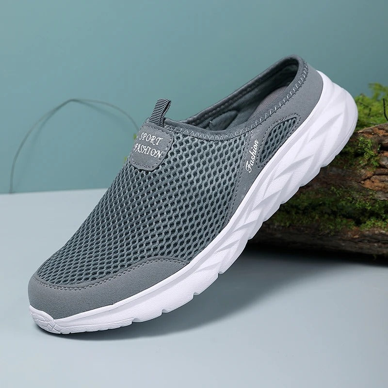 Atmungsaktive Herren-Mules aus Mesh