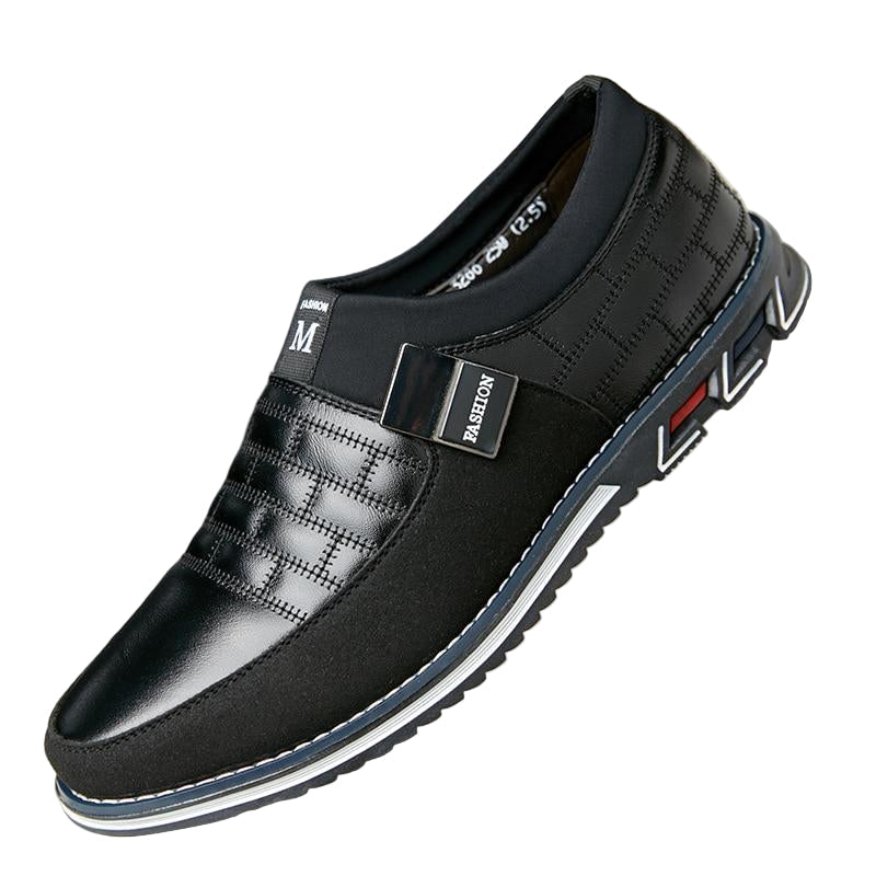 Atmungsaktive Herren-Lederschuhe