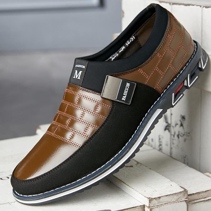 Atmungsaktive Herren-Lederschuhe