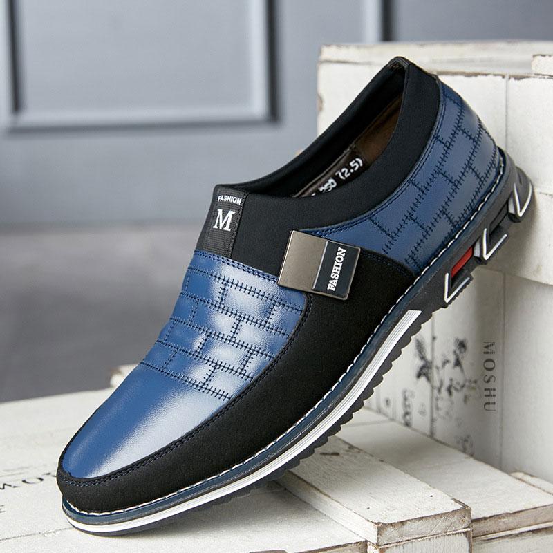 Atmungsaktive Herren-Lederschuhe