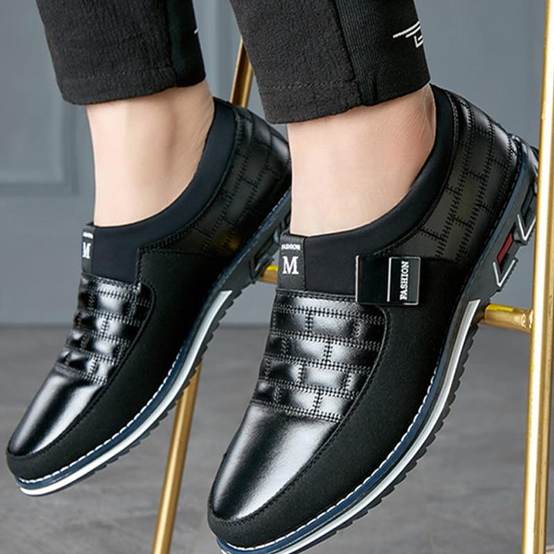 Atmungsaktive Herren-Lederschuhe