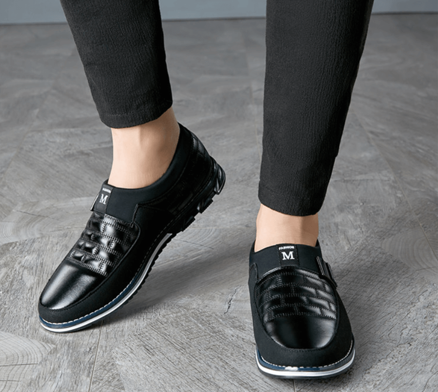 Atmungsaktive Herren-Lederschuhe