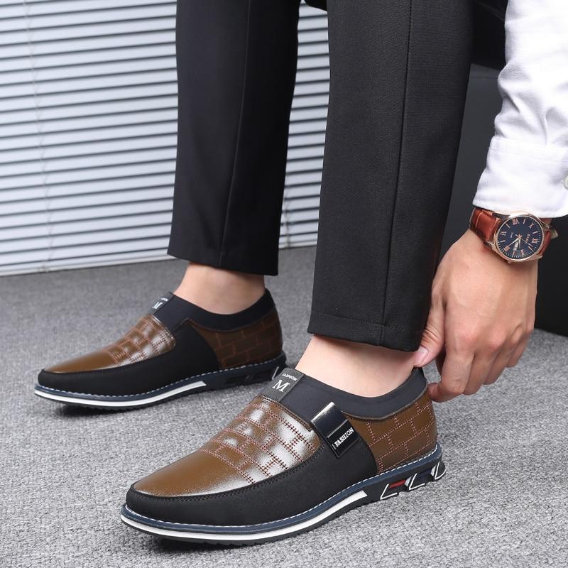 Atmungsaktive Herren-Lederschuhe