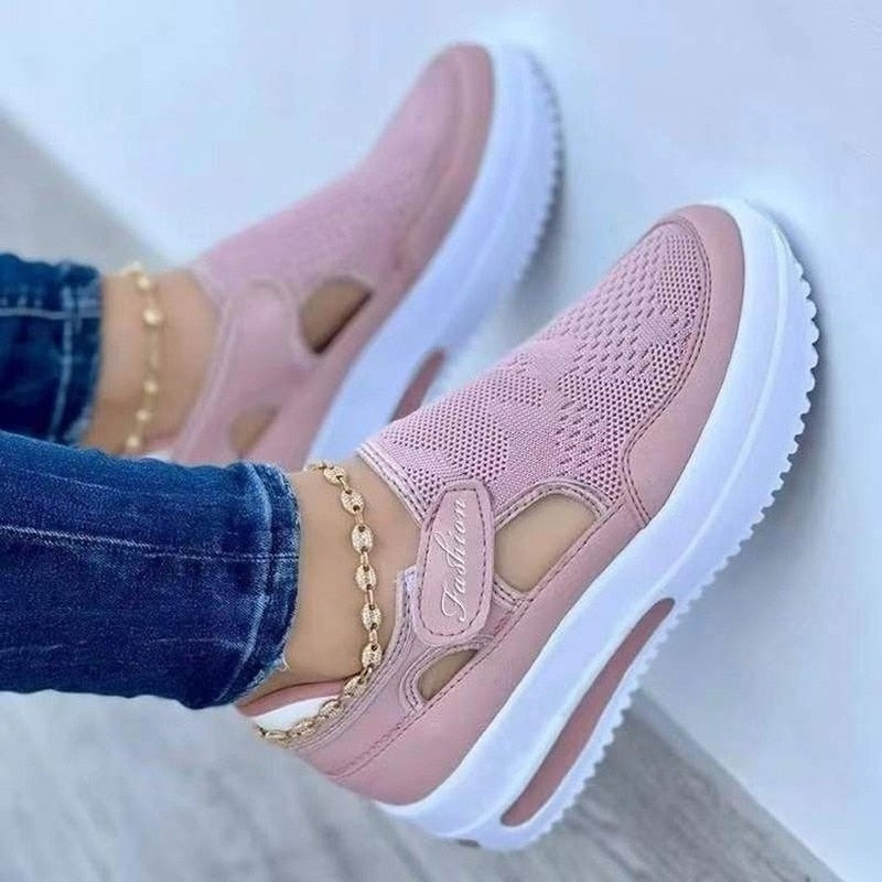 Atmungsaktive Mesh-Sneaker für Damen