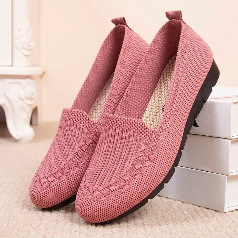 Atmungsaktive Slip-on-Loafer für Damen