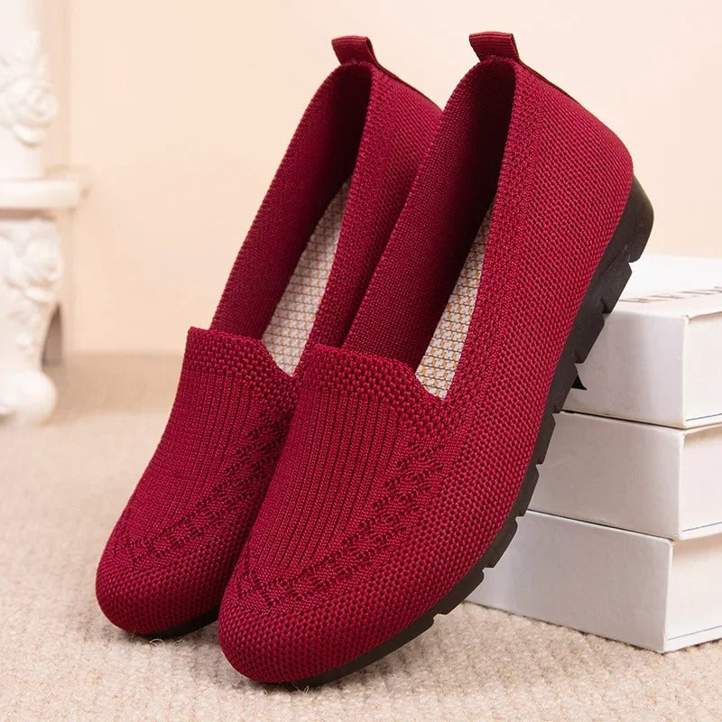 Atmungsaktive Slip-on-Loafer für Damen