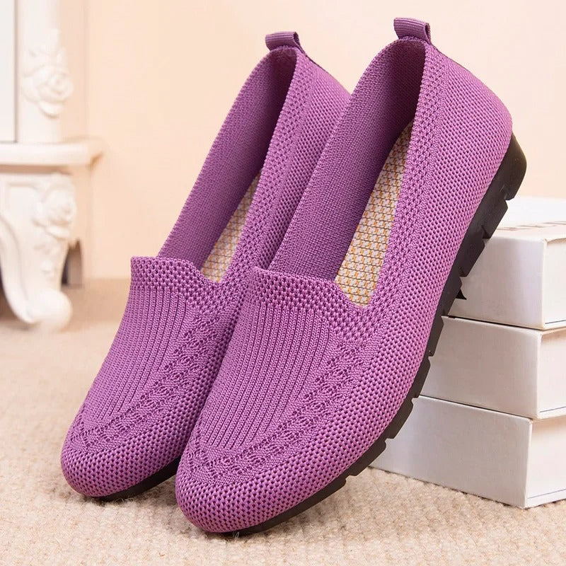 Atmungsaktive Slip-on-Loafer für Damen